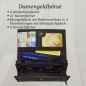 Preview: Großes Hübsches Portemonnaie Damen Wild Leder Geldbeutel mit 21 Kartenfächern mit RFID Schutz Lila